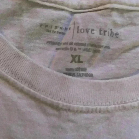 “Vintage Friends Long-Sleeve Crop  Tee” - Picture 3 of 5